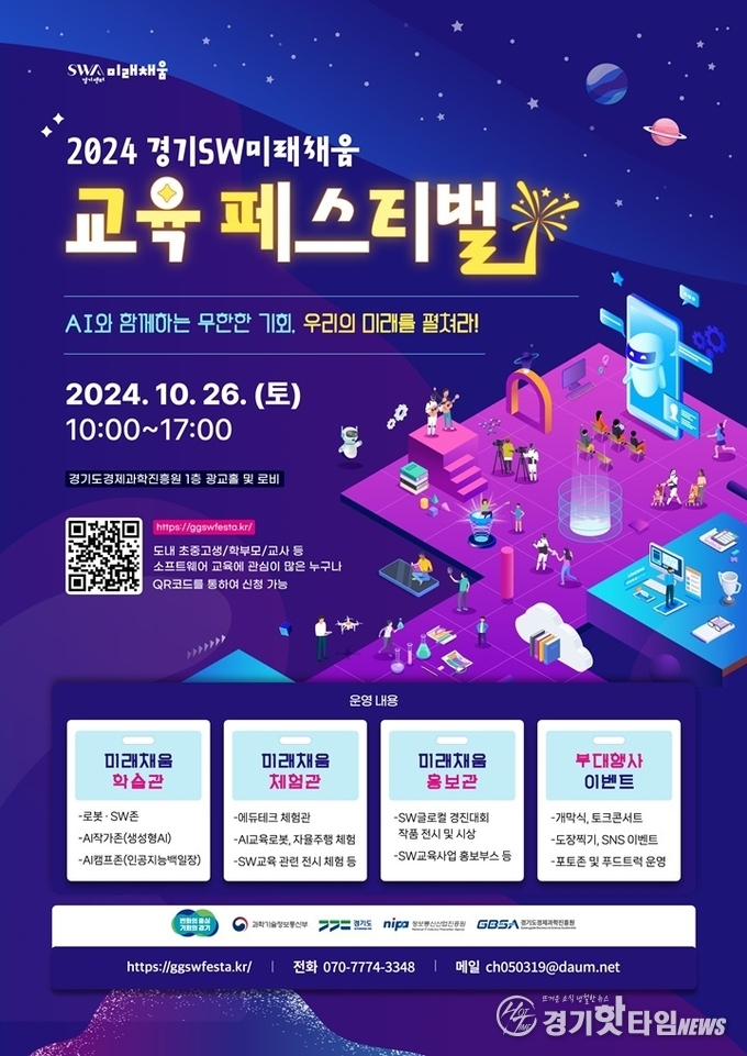 2024 경기SW미래채움 교육페스티벌 포스터 (사진=경과원)