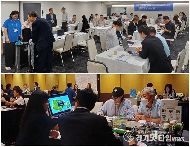 위부터 2024 경기북부 일본 시장개척단, 경기북부 동남아 시장개척단 모습 (사진=경과원)