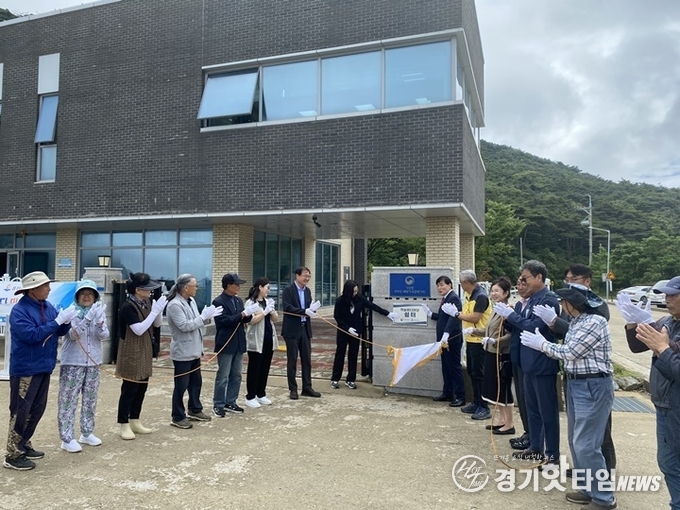 하늘바다마당 쉼터 개방 기념식 (사진=수도권기상청)