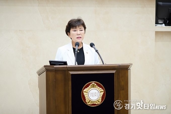 시정질의를 하고 있는 김상수 용인특례시 의원 (사진=용인특례시의회)