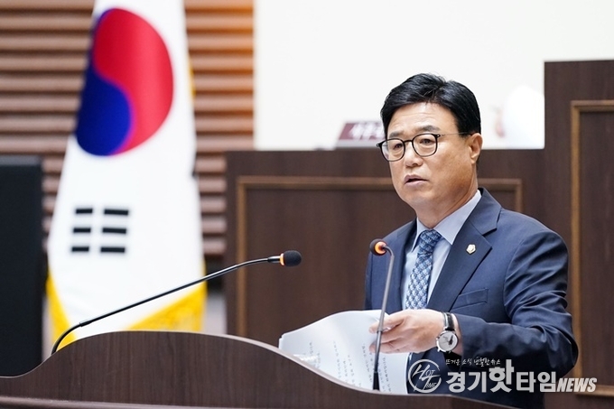광주시의회 박상영 부의장이 발언하고 있는 모습 (사진=광주시의회)