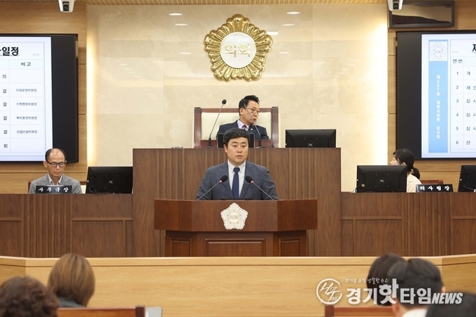제9대 평택시의회 후반기 김산수 복지환경위원장(더불어민주당 마선거구) (사진=평택시의회)