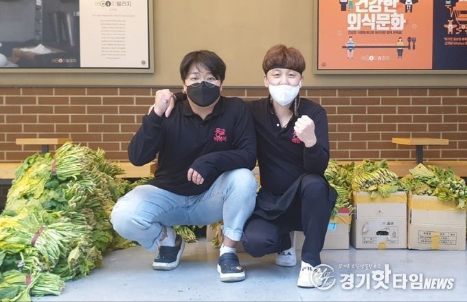 좌부터 동글떢볶이 대표 박민우, 동글 떡볶이 이사 최경준