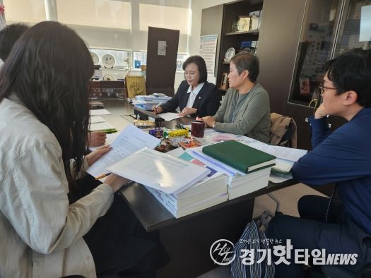 경기도의회 정윤경 의원, '경기도 피해 이주여성 상담소 설치' 정담회 실시