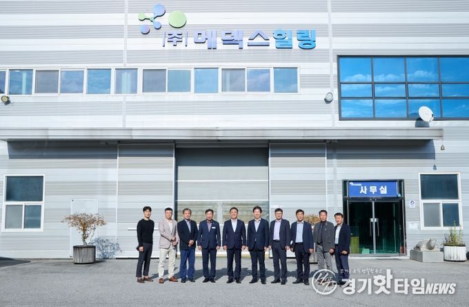 이충우 여주시장, ‘(주)메덱스힐링’ 기업체 현장 방문