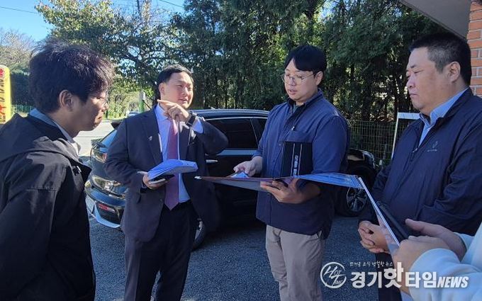 경기도의회 고준호 의원, '파주시 광탄면 기산2리·영장1리 보행환경 개선사업' 특조금 확보 이어 현장 점검