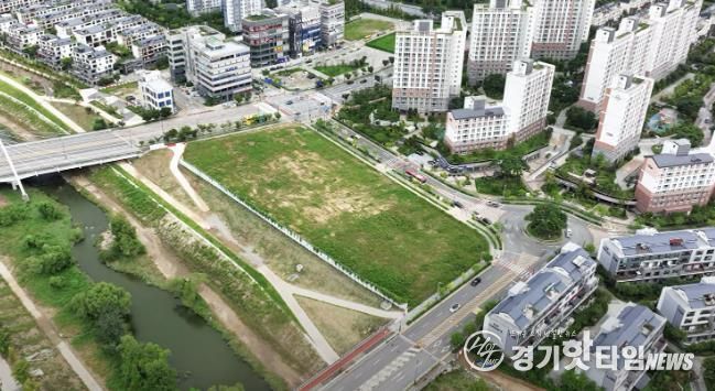 화성특례시 오산동 1010 일원 화성시립미술관 부지 항공사진