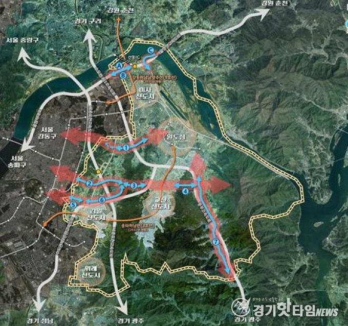 하남시, 7개 광역도로망 확충 본격화… ‘서울 30분 도시’ 완성 박차