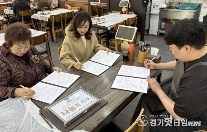 수원시 장안구 조원2동 지역사회보장협의체, 나눔의 가게 협약 체결