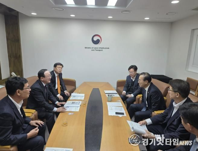 김덕현 연천군수, 김윤덕 국토교통부 장관과 지역현안 논의