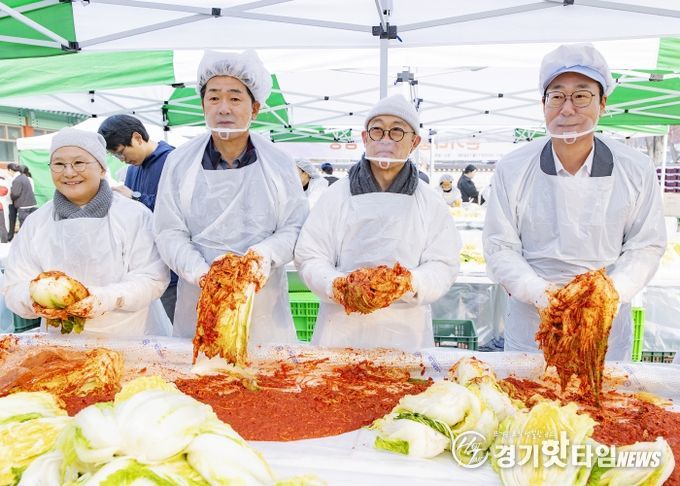 배정수 의장 김장담그기 봉사 활동