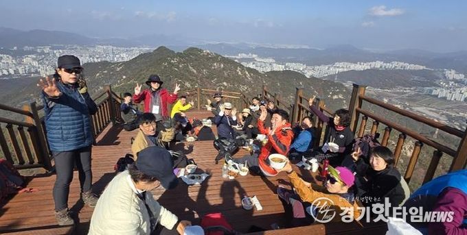 의정부시, 수락산 기차바위 전망대 및 쉼터 조성 완료…시민에 전면 개방