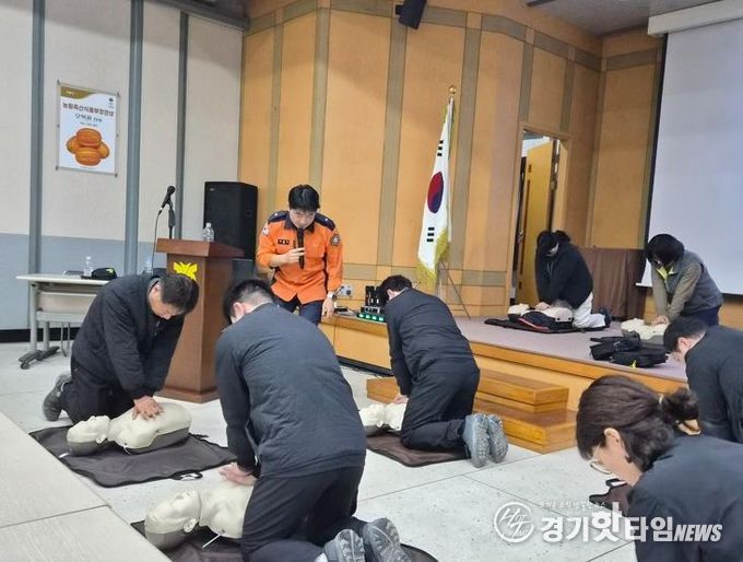 여주시, 사업장으로 찾아가는 심폐소생술 교육 실시