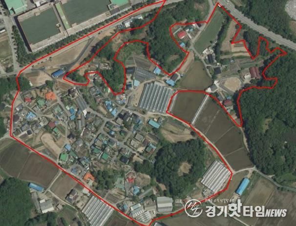 구암지구 위치도