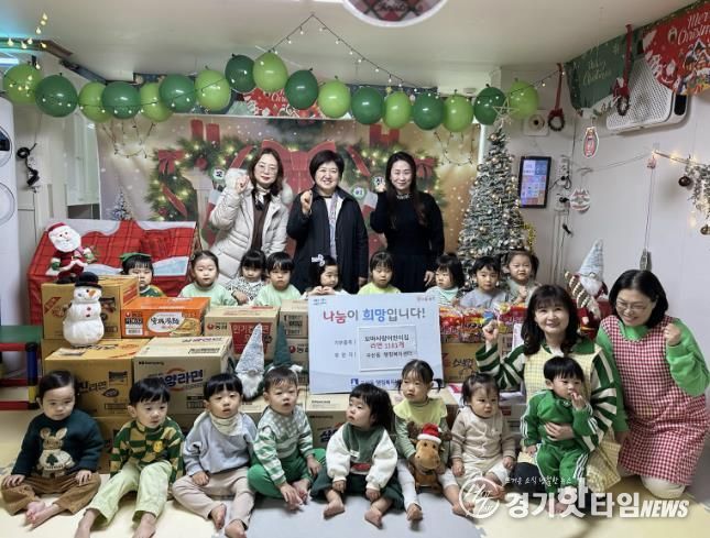 수원시 권선구 곡선동 꼬마사랑어린이집, 이웃사랑 실천 라면 1,181개 후원