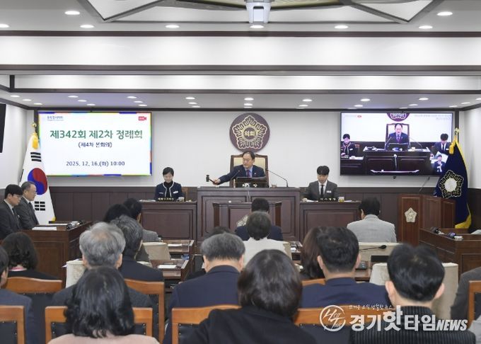 제342회 동두천시의회 제2차 정례회 폐회