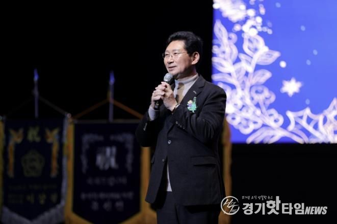 이상일 용인특례시장은 18일 '2025년 용인시 보육인 대회'에 참석했다