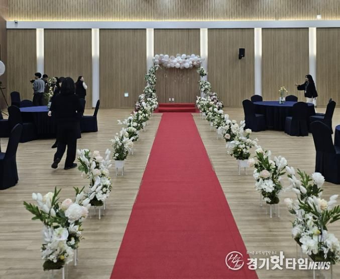 화성특례시 공공예식장 버진로드 사진