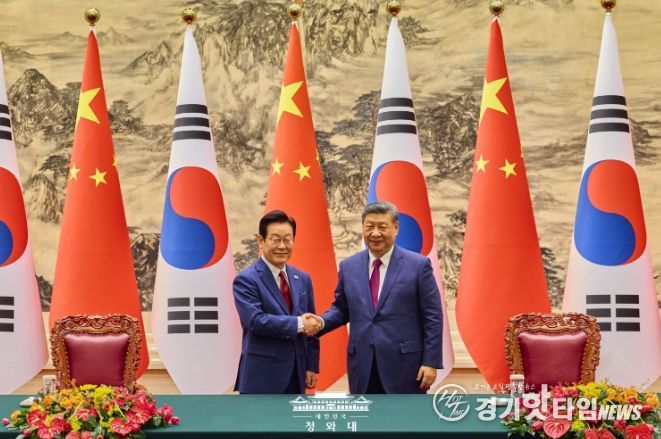 한·중 MOU 서명식(청와대)