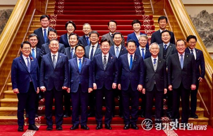 강기정 시장, 청와대 오찬 간담회 참석