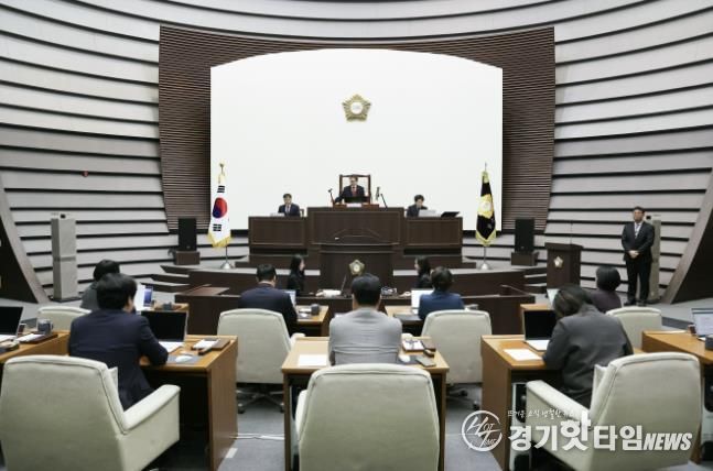 광주시의회 제322회 임시회 폐회… 조례안 등 안건 처리