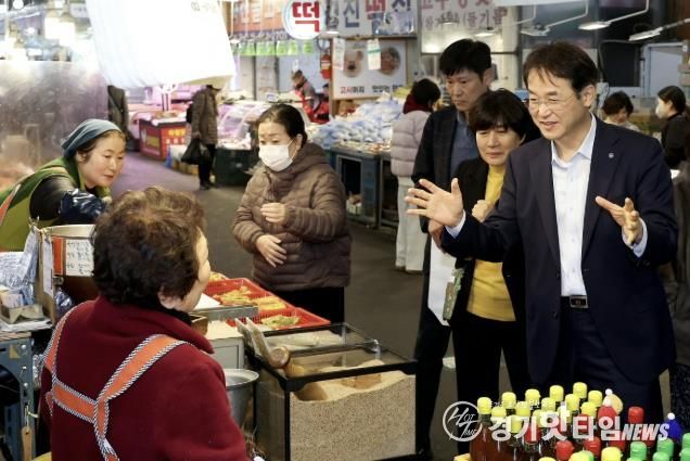 설 명절맞이 원당 전통시장 방문