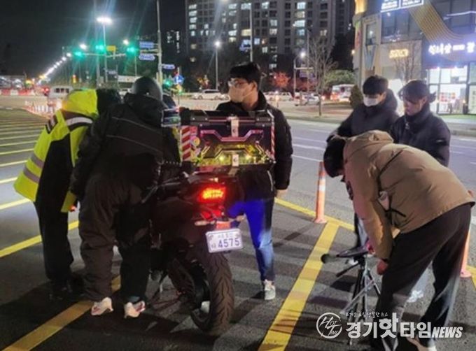 파주시, 3월 9일 이륜차 소음·불법개조 합동단속 실시