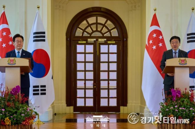 한-싱가포르 공동언론발표(청와대)