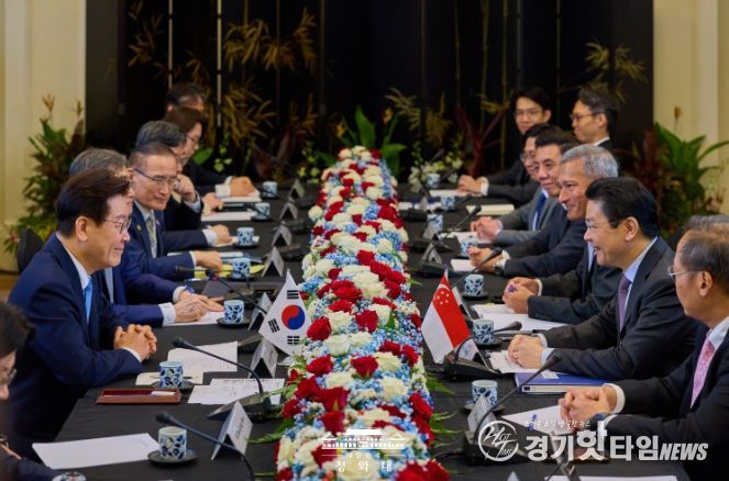 한-싱가포르 정상회담(청와대)