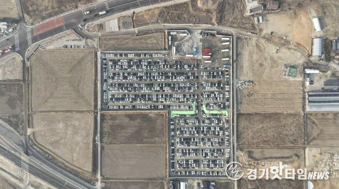 '용인반도체클러스터 일반산업단지' 근로자들의 차량을 수용하는 독성리 1250일원 거점 주차장