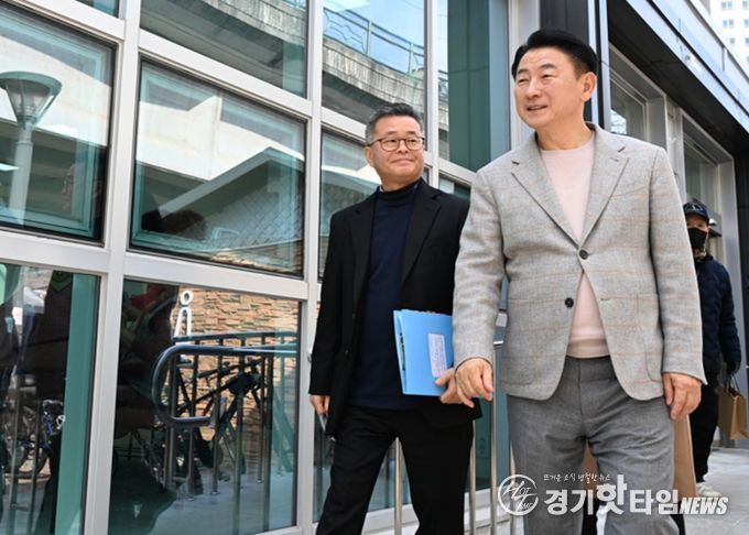 경원선(1호선) 고가 하부 유휴공간 활용을 위한 현장점검 모습