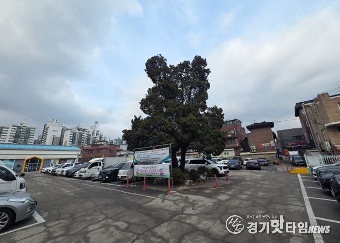 진건읍 용정리 781-2번지 일대 주차 타워 조성 예정 부지