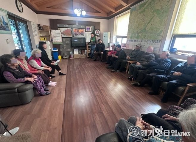 평택시 청북읍, 소통 행정을 위한 경로당 순회