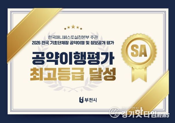 2026년 공약이행 및 정보공개 평가 최우수 인포그래픽