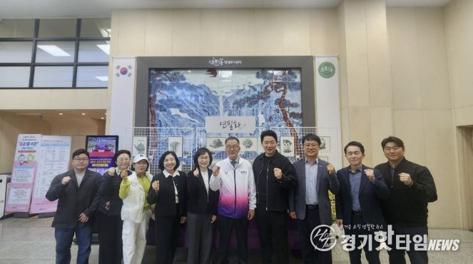 광주시 오포 주민자치센터 연필화반, 14일부터 작품 전시회 개최